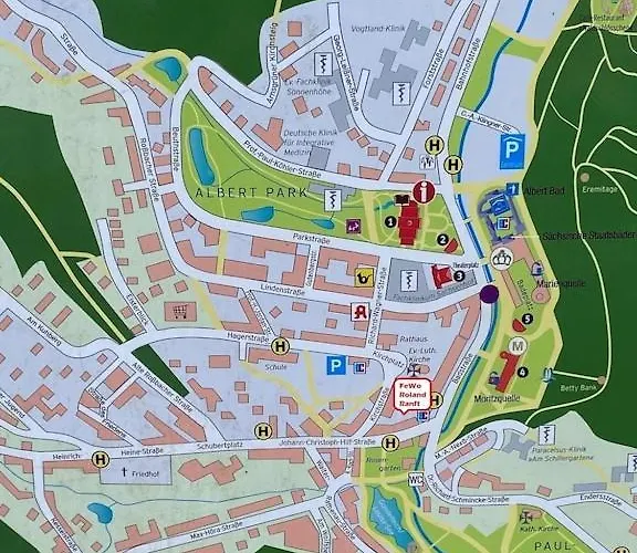 Roland Ranft Direkt Am Kurpark Barrierearm 60qm Apartment Bad Elster