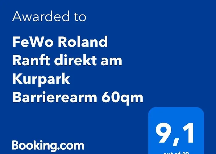 Apartment Roland Ranft Direkt Am Kurpark Barrierearm 60qm